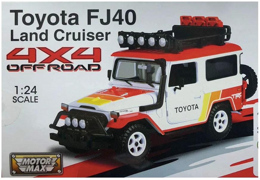 Skala 1/24: Toyota FJ40 Land Cruiser TRD - offroad fr MotorMax MiJo Limited Edition