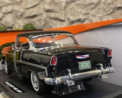 Skala 1/18 Chevy Bel Air 1955' Black fr Timeless Legends - MotorMax