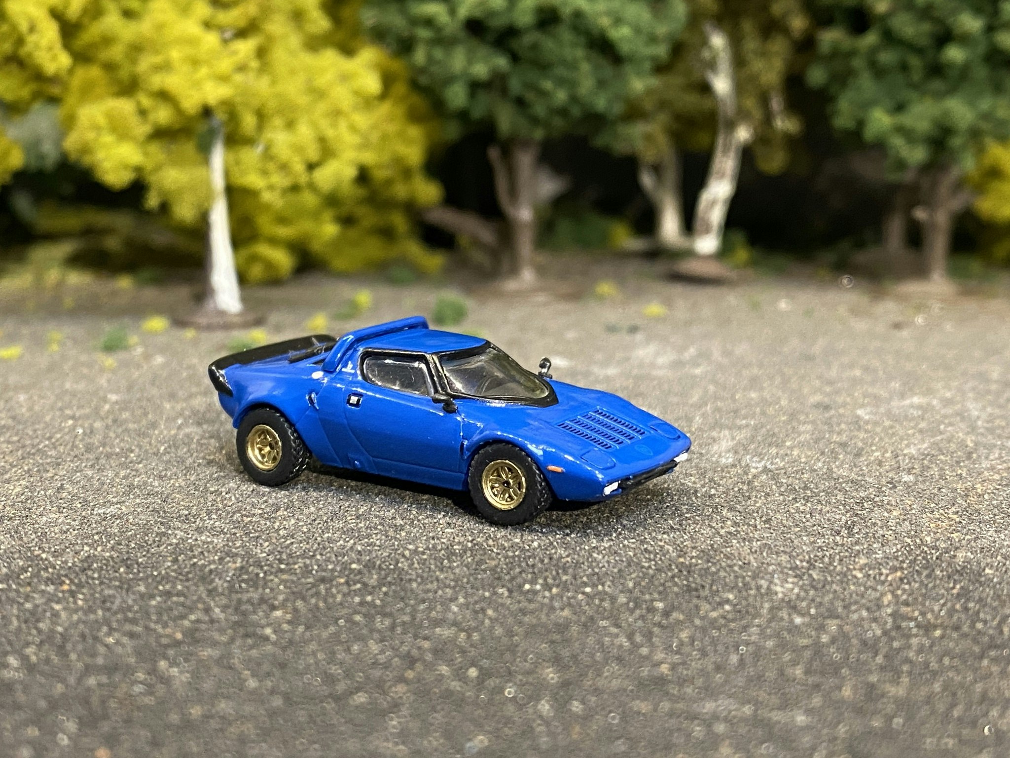 Skala 1/87 - Lancia Stratos HF, Blue fr Brekina