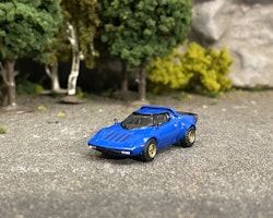 Skala 1/87 - Lancia Stratos HF, Blue fr Brekina
