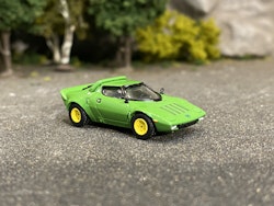 Skala 1/87 - Lancia Stratos HF, Green/yellow fr Brekina