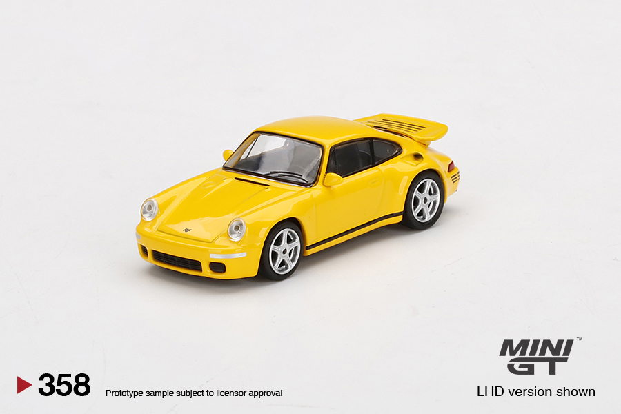 Skala 1/64 RUF CTR Anniversary Blossom Yellow (358) MiJo fr MINI GT Limited Edition