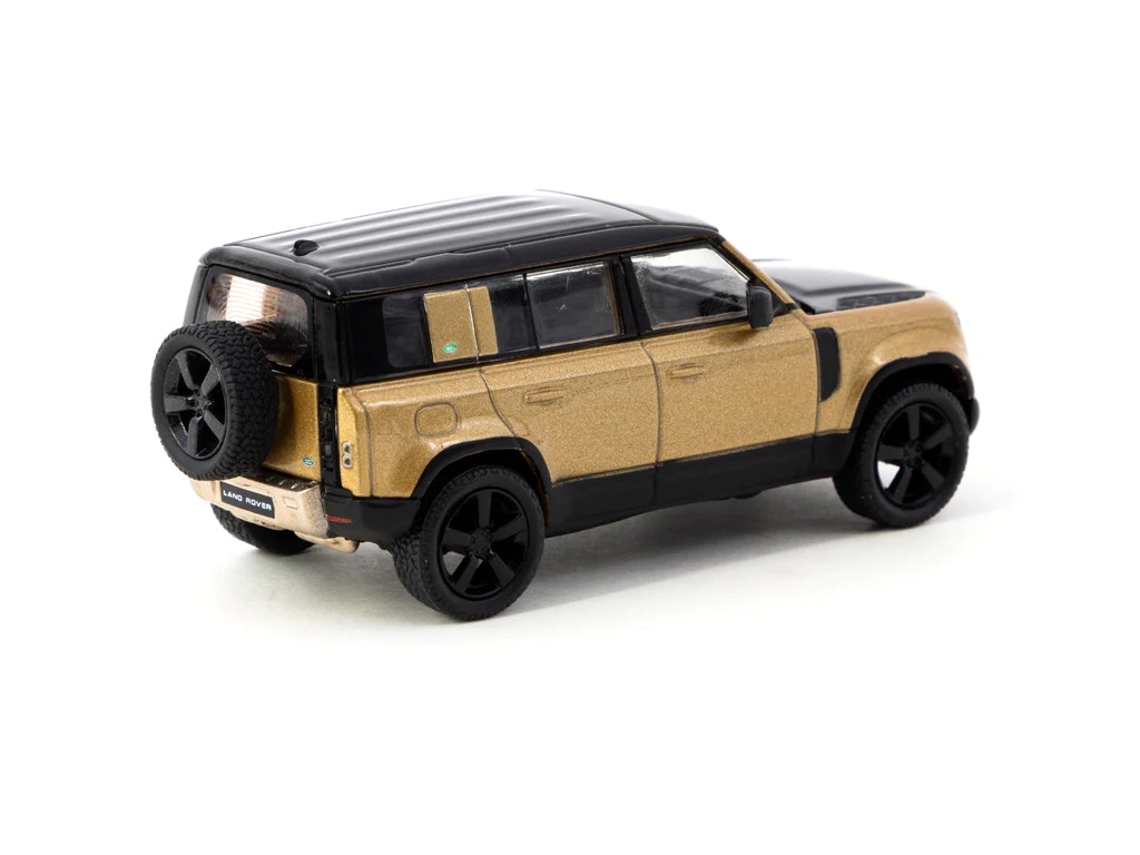 Skala 1/64 Land Rover Defender 110, Gold MiJo fr Tarmac Works, Limited Edition