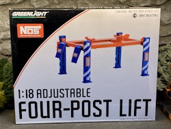 Skala 1/18 Adjustable Four-Post Lift fr Hobby Gear
