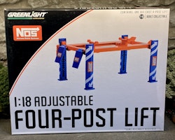 Skala 1/18 Adjustable Four-Post Lift fr Hobby Gear