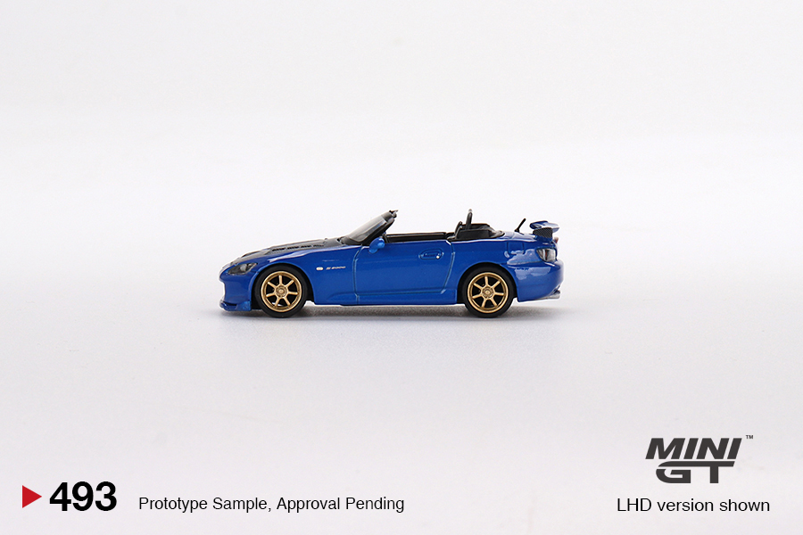 Skala 1/64 - Honda S2000 (AP2) Mugen Monte Carlo Blue Pearl fr MINI GT
