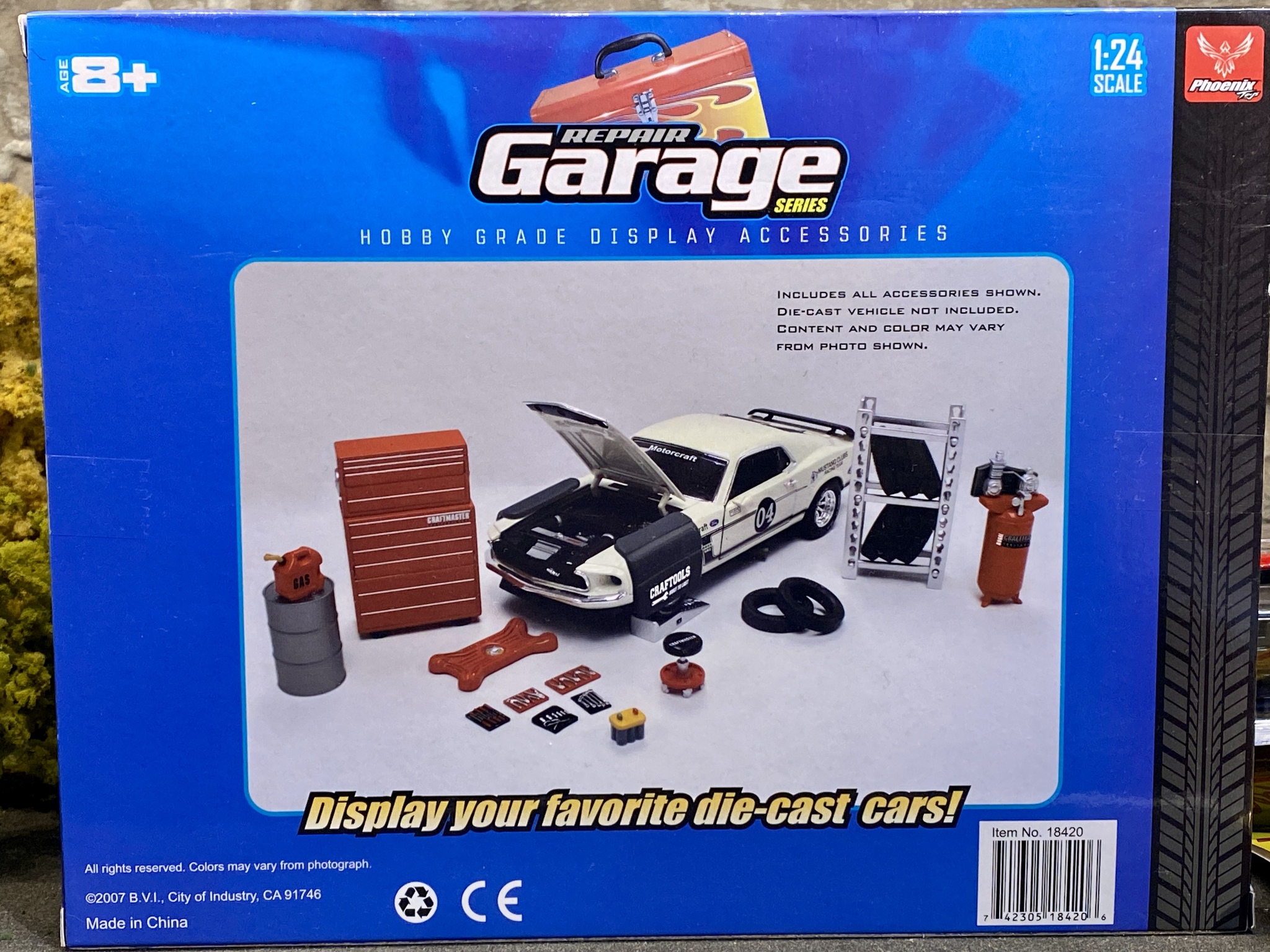 Skala 1/24 Repair Garage Series fr Hobby Gear