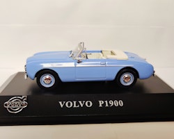 Skala 1/43 Volvo P1900 ljusblå fr Atlas Editions