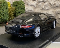 Skala 1/18 Porsche 911 Carrera S (991) Black fr Nex/Welly