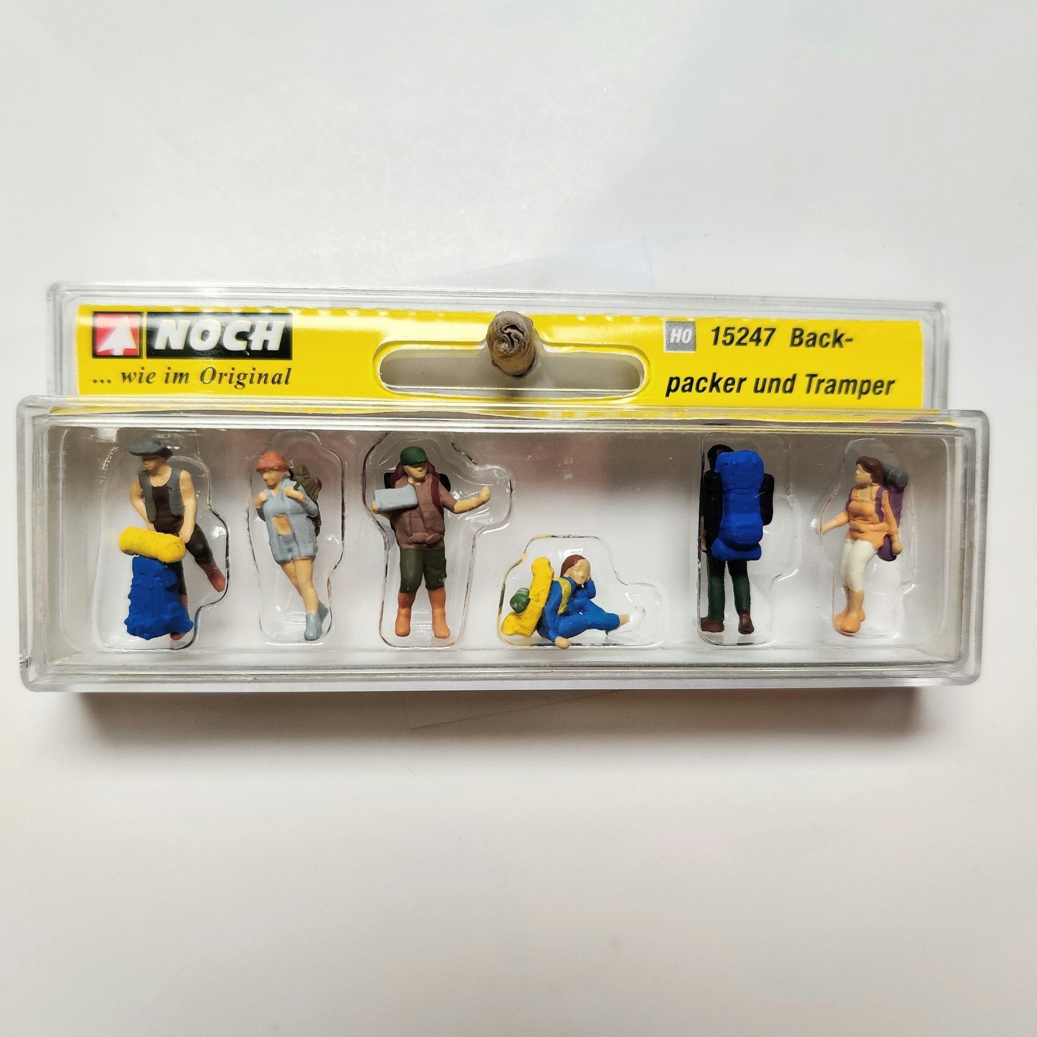 NOCH 15247 Skala H0, Figurer Vandrare & Liftare/Figures Backpackrs & Hitchhikers