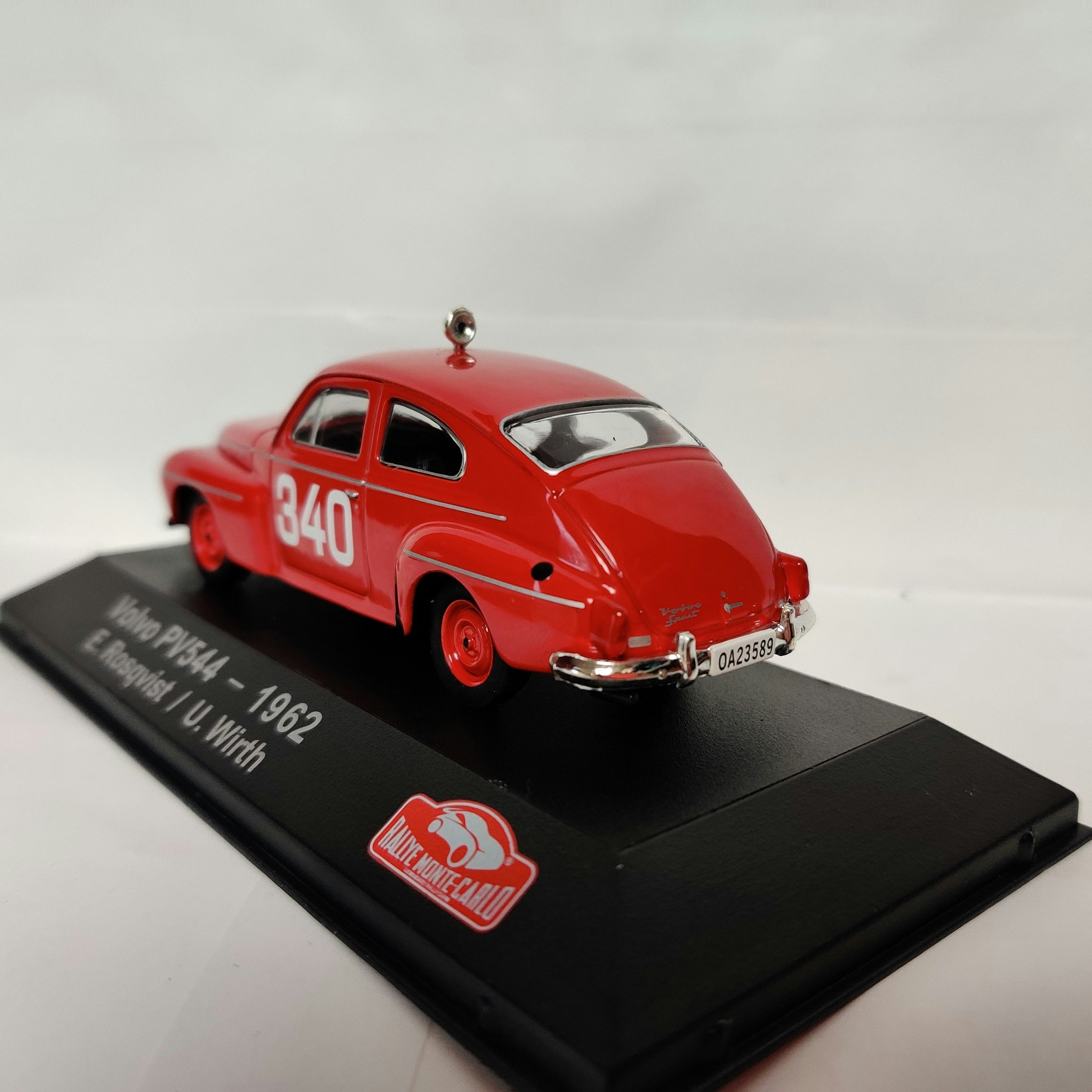 Skala 1/43, 1962 Volvo PV544 #340 Monte Carlo fr Atlas Editions