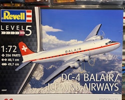 Skala 1/72 DC-4 BALAIR Iceland Airways - Plastic building kit fr Revell