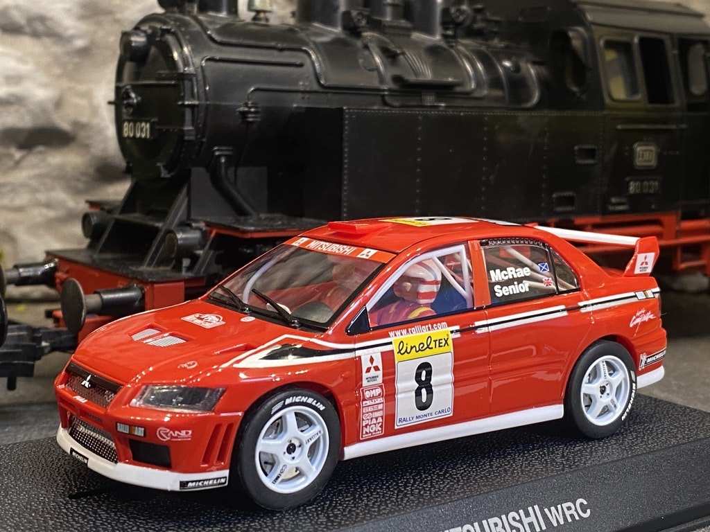 Skala 1/32 An. Slotcar - Mitsubishi Lancer Evo 7 WRC #8 fr Scalextric