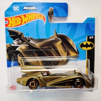 Skala 1/64, Hot Wheels "BATMAN": Batmobile (guld metalic)