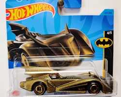 Skala 1/64, Hot Wheels "BATMAN": Batmobile (guld metalic)