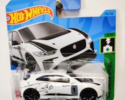 Skala 1/64 Hot Wheels, Jaguar I-PACE eTrophy vit/white