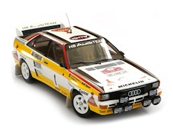 Skala 1/18 Audi Rallye Quattro 1984, Röhrl/Geistdörfer fr Minichamps 1 av 1000ex