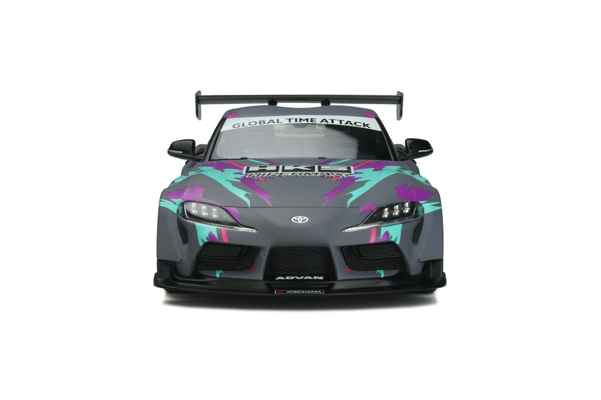 Skala 1/18 HKS GR SUPRA, (TOYOTA) GREY 2019 GT407 fr GT Spirit