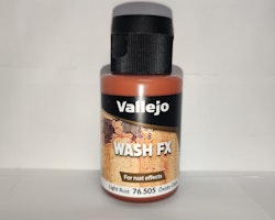 Vallejo Wash FX 35ml Light Rust for rust effect, 76505