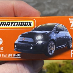 Skala 1/64 Matchbox "70-years" Fiat 500 Turbo 2019