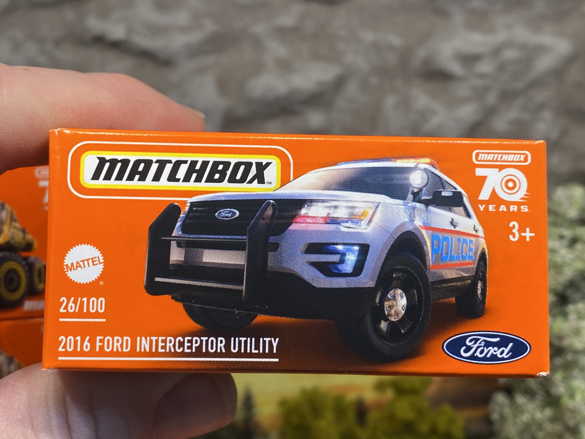 Skala 1/64 Matchbox "70-years"  Ford Interceptor Utility 2016 Police