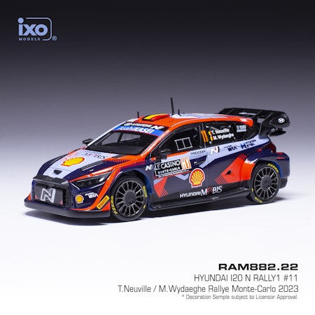 Skala 1/43 Hyundai i20 N Rally1 #11 Monte Carlo, Neuville fr IXO Models