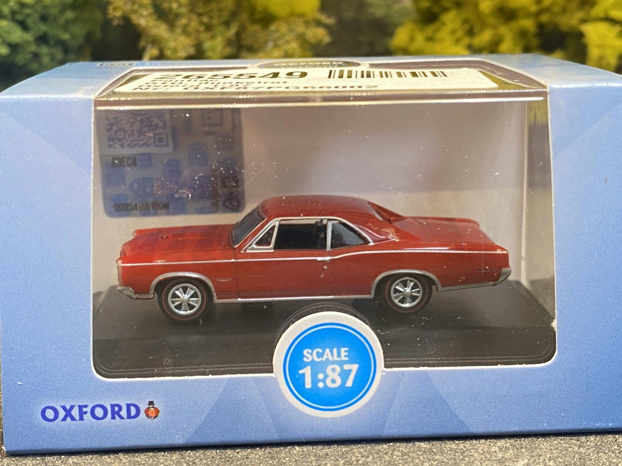 Skala 1/87 Pontiac GTO 1966' Montero Red fr Oxford
