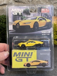 Skala 1/64 Bugatti Chiron Pur Sport, Yellow fr MINI GT MiJo