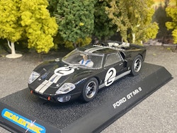 Kopia Scale 1/32 Analogue Slotcar - Ford GT40  #2 Black fr Scalextric