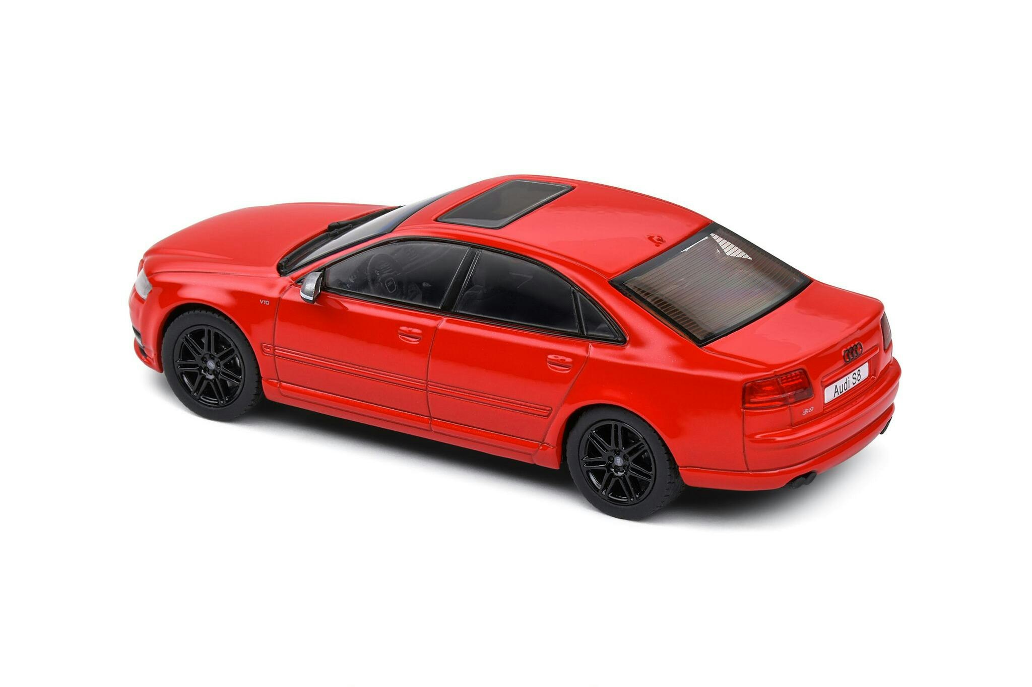 Skala 1/43 Audi S8 D3 5,2l -V10, Red fr Solido