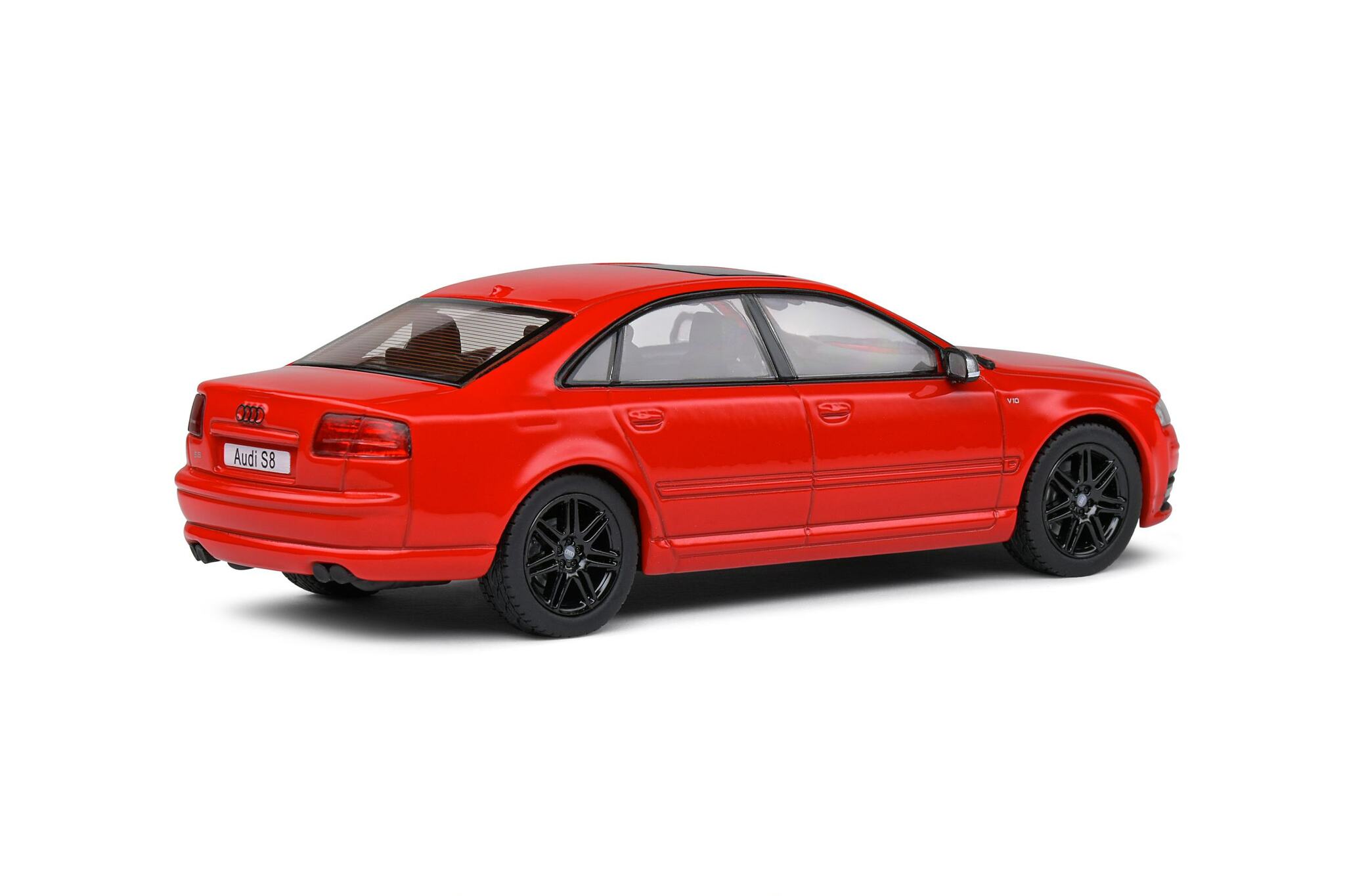 Skala 1/43 Audi S8 D3 5,2l -V10, Red fr Solido