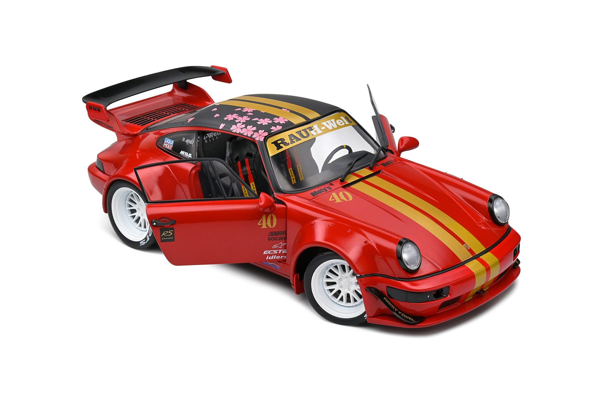 Skala 1/18 RWB Red Sakura (Porsche 911) fr SOLIDO