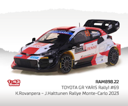 Skala 1/43 Toyota GR Yaris Rally1 Hybrid #69 Monte Carlo 23' f IXO Models