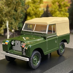 Scale 1/43 Land Rover Series II SWB Canvas, Rhd fr Oxford Military