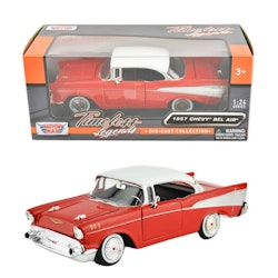 Skala 1/24: CHEVY BEL AIR 1957, red fr MotorMax