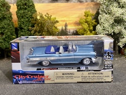Skala 1/43 Pontiac Bonneville 57' Blue fr New-Ray - City Cruiser Collection