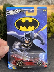 Skala 1/64 Hot Wheels DC: Batman - Batmobile, Dark Red