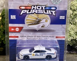 Skala 1/64 Hot Pursuit - Dodge Charger FBI Police Pursuit 08' fr Greenlight