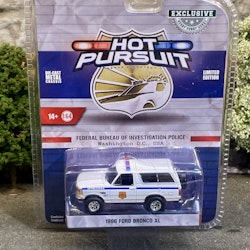 Skala 1/64 Hot Pursuit - Ford Bronco XL 1996' Police fr Greenlight