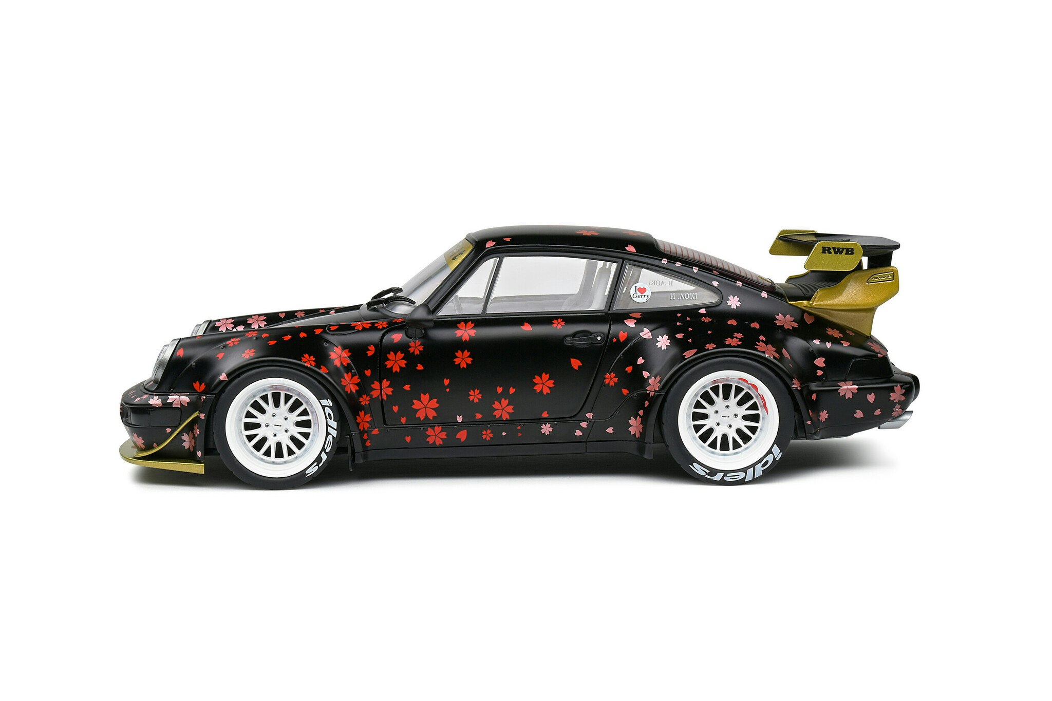 Skala 1/18 RWB Bodykit AOKI Black 2021(Porsche 911) fr SOLIDO