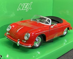 Skala 1/24 Porsche 356A Speedster, Red fr Nex models / Welly