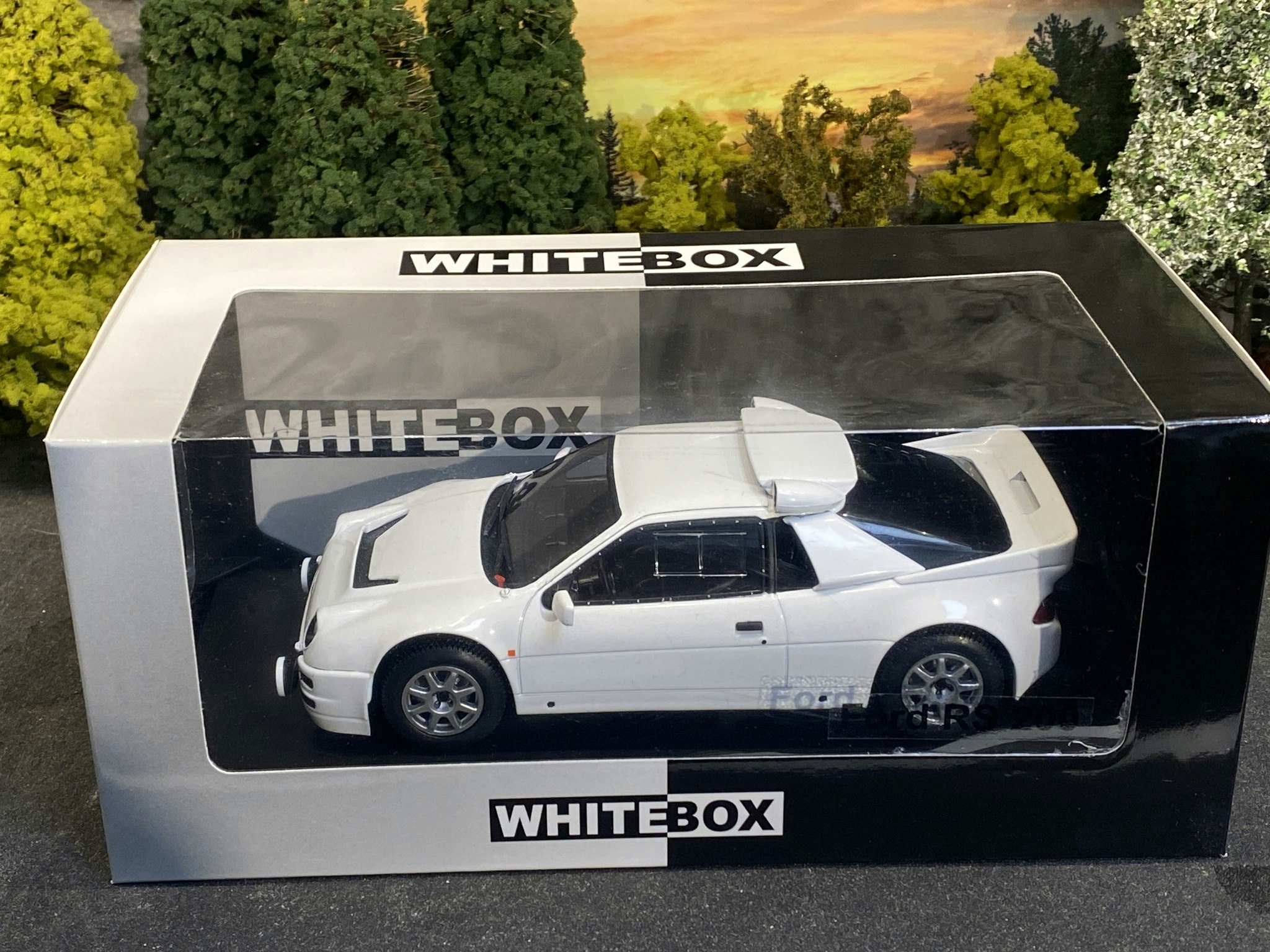 Skala 1/24 Ford RS 200, White fr WhiteBox