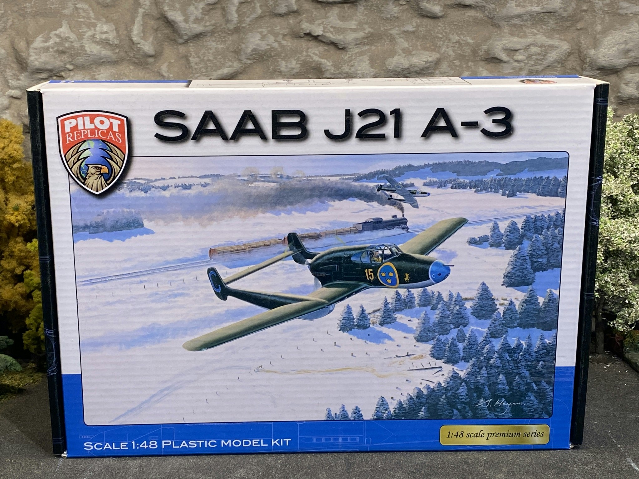 Skala 1/48 Saab J21 A-3 fr Pilot Replicas