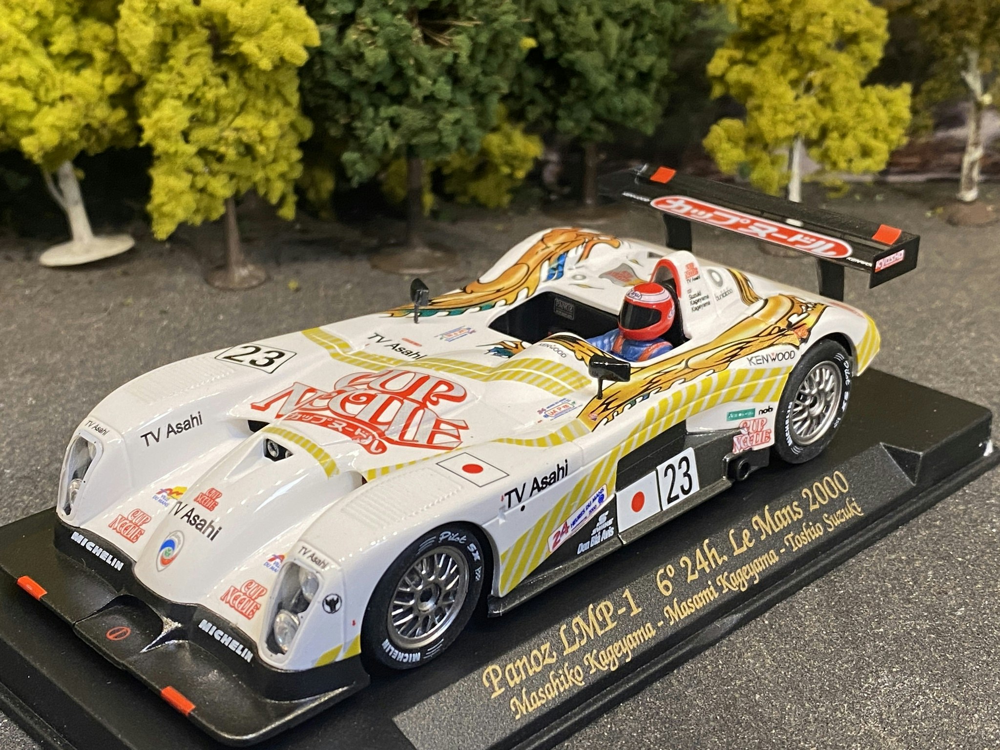 Scale 1/32 Analogue FLY slotcar: Panoz LMP-1 #23 Le Mans 2000