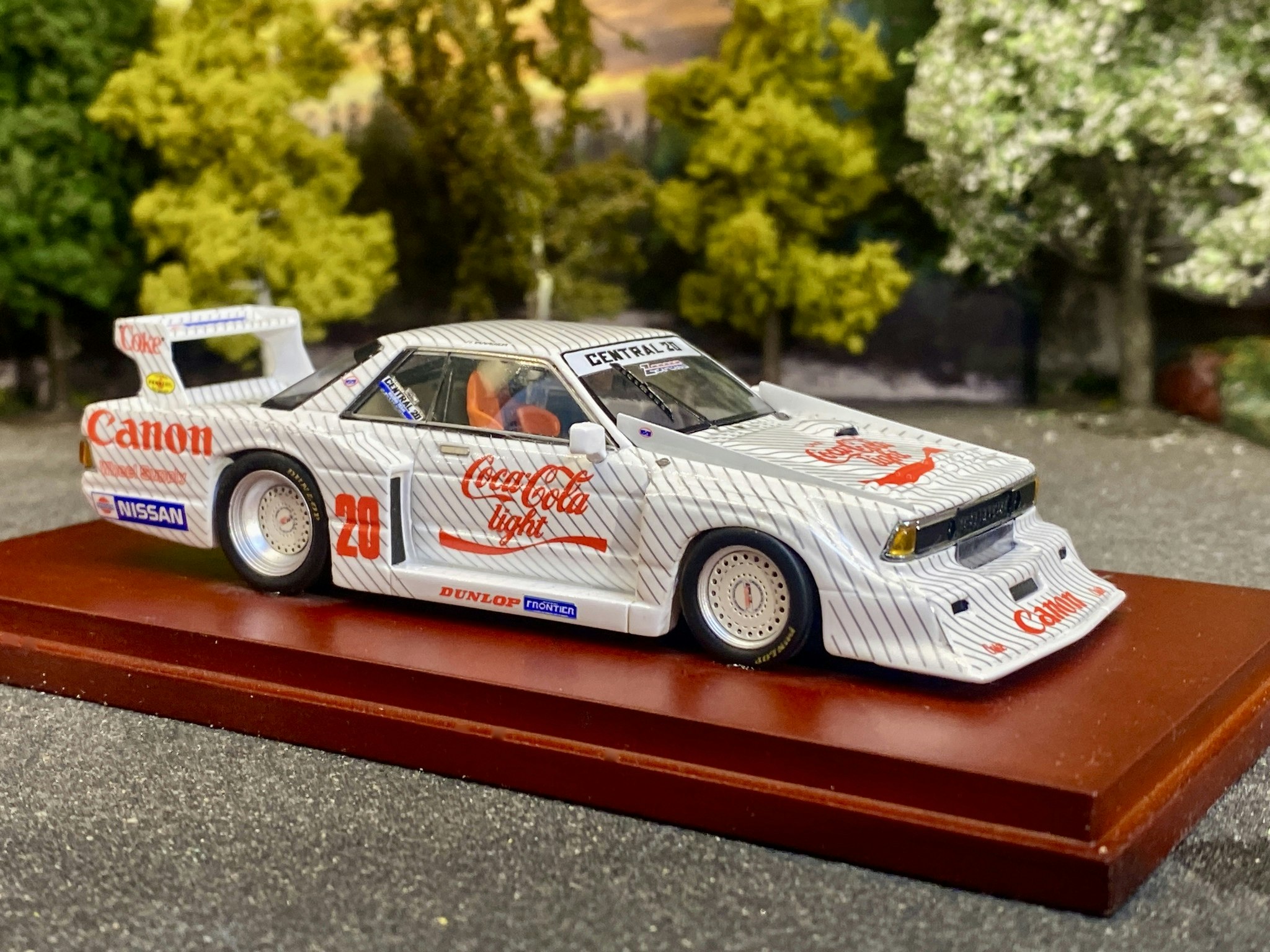 Skala 1/43 84' Nissan Bluebird #20 Silhouette Gr 5 Coca-Cola Light f TSM