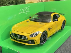 Skala 1/24 Mercedes-AMG GT R, Yellow fr NEX / Welly