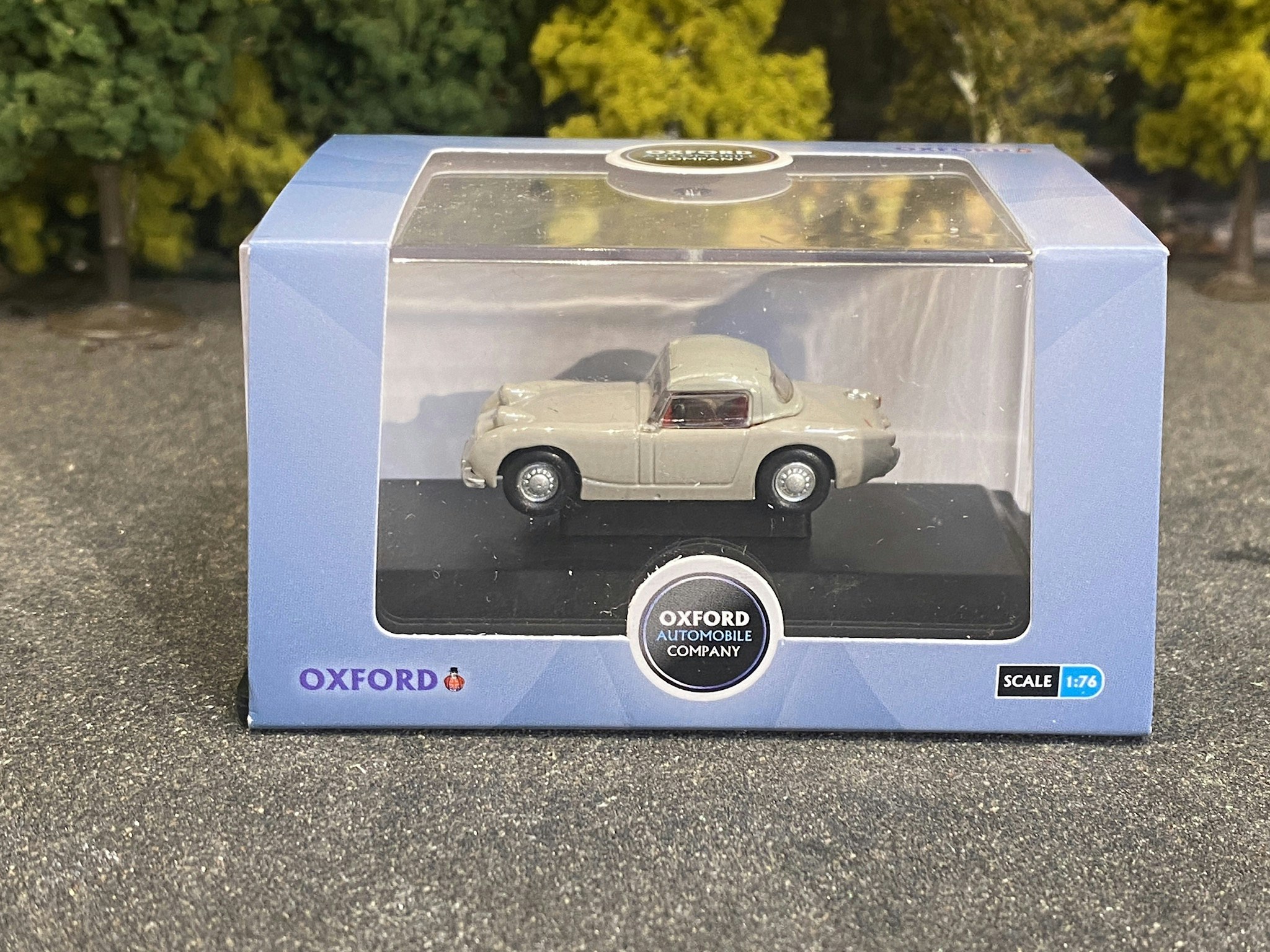 Skala 1/76 Austin Healey Frogeye, beige fr Oxford