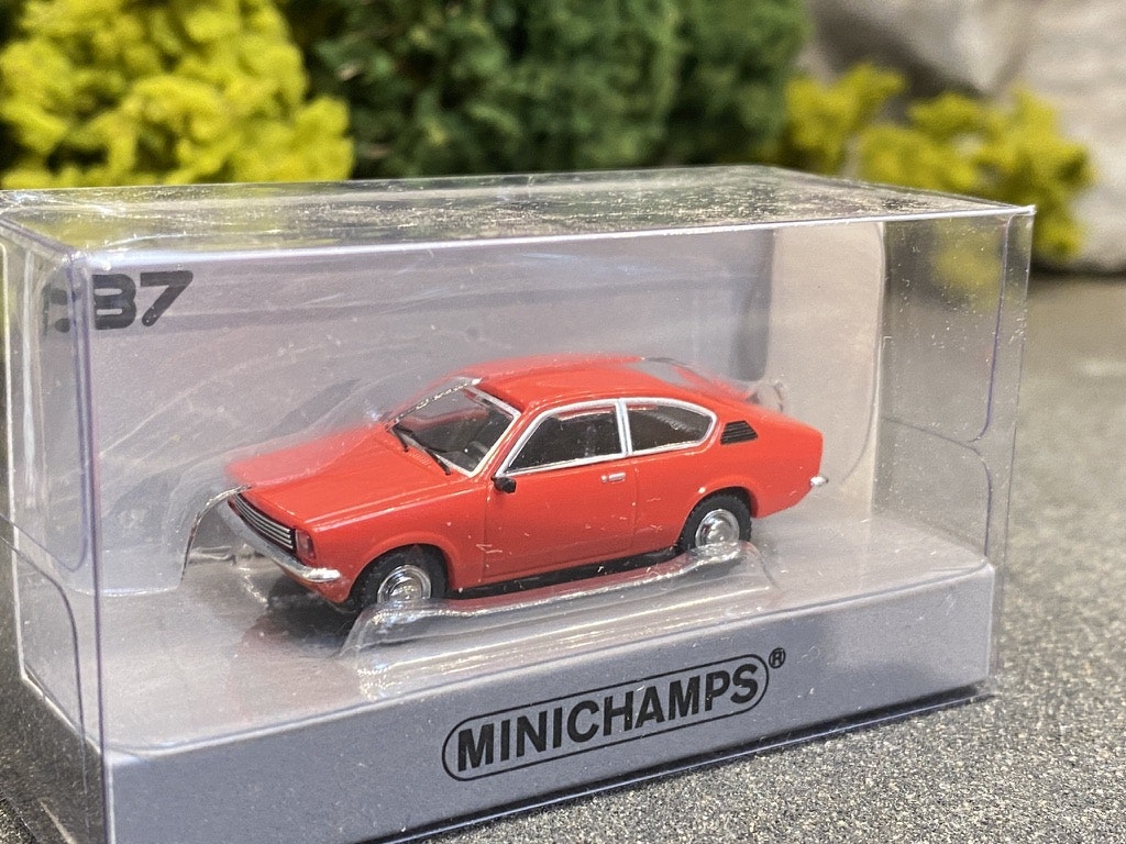 Skala 1/87 - 1973 Opel Kadett Coupe, red fr Minichamps