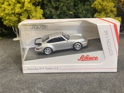 Skala 1/64 Porsche 911 Turbo 3,6 Silver fr Schuco