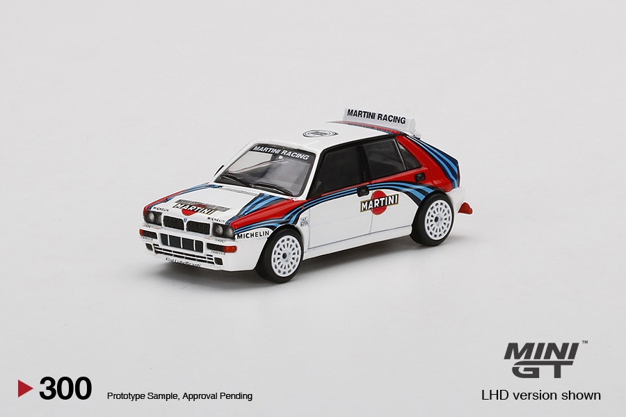 Skala 1/64 - Lancia Delta HF Integrale Evoluzione Martini Racing fr MINI GT